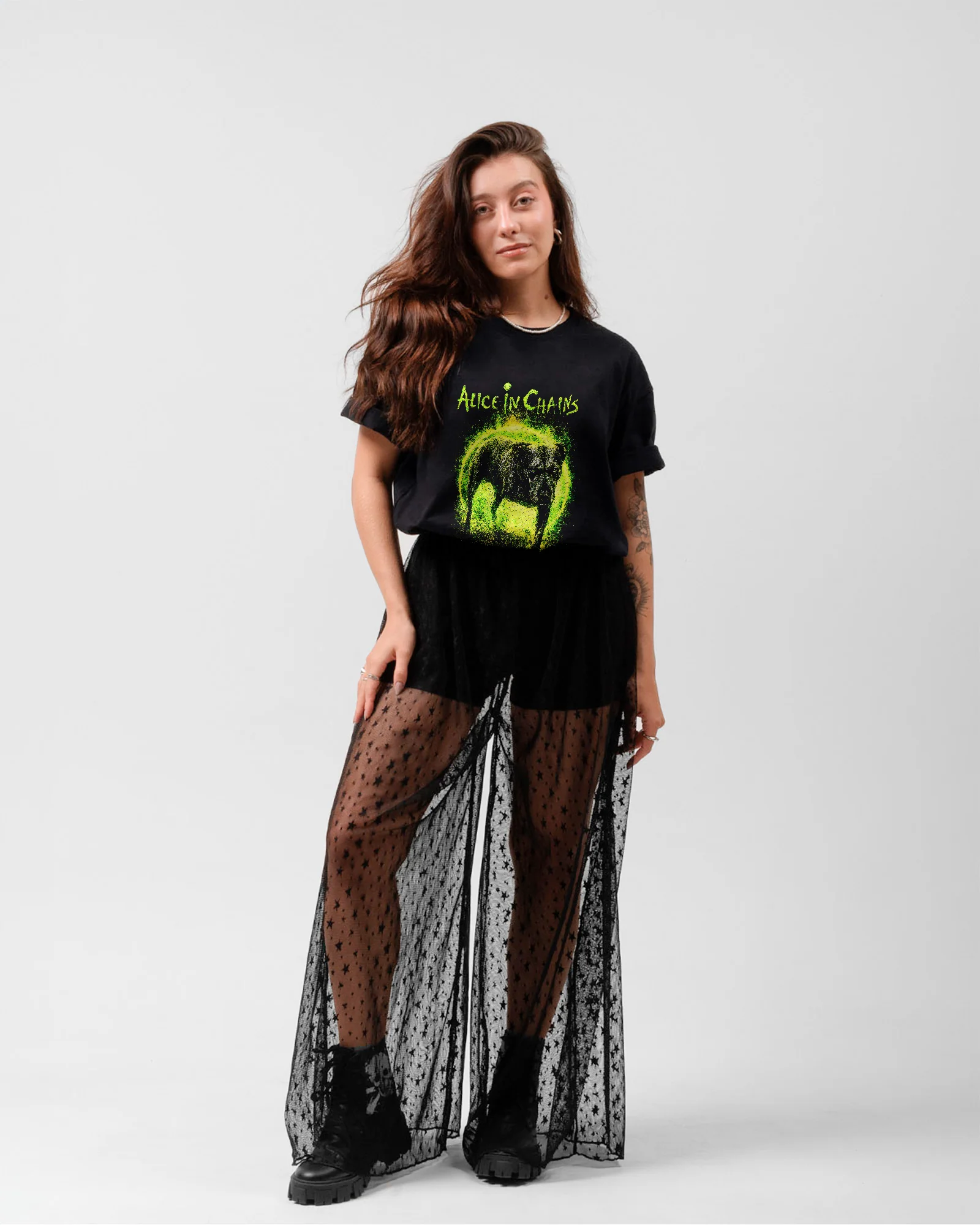 Camiseta Alice In Chains Dog Grunge Rock - Image 4