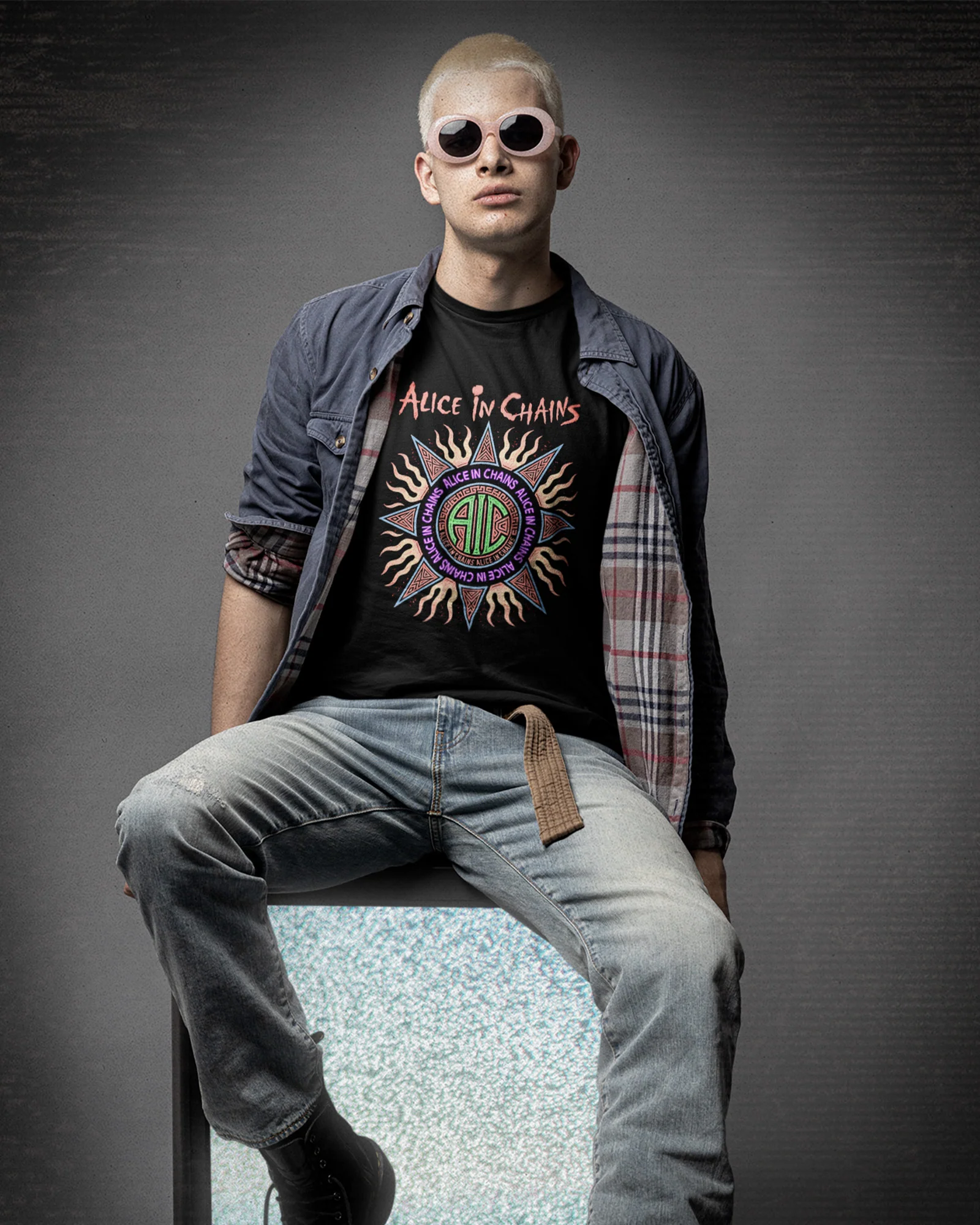 Camiseta Alternativa Alice in Chains Grunge - Image 3
