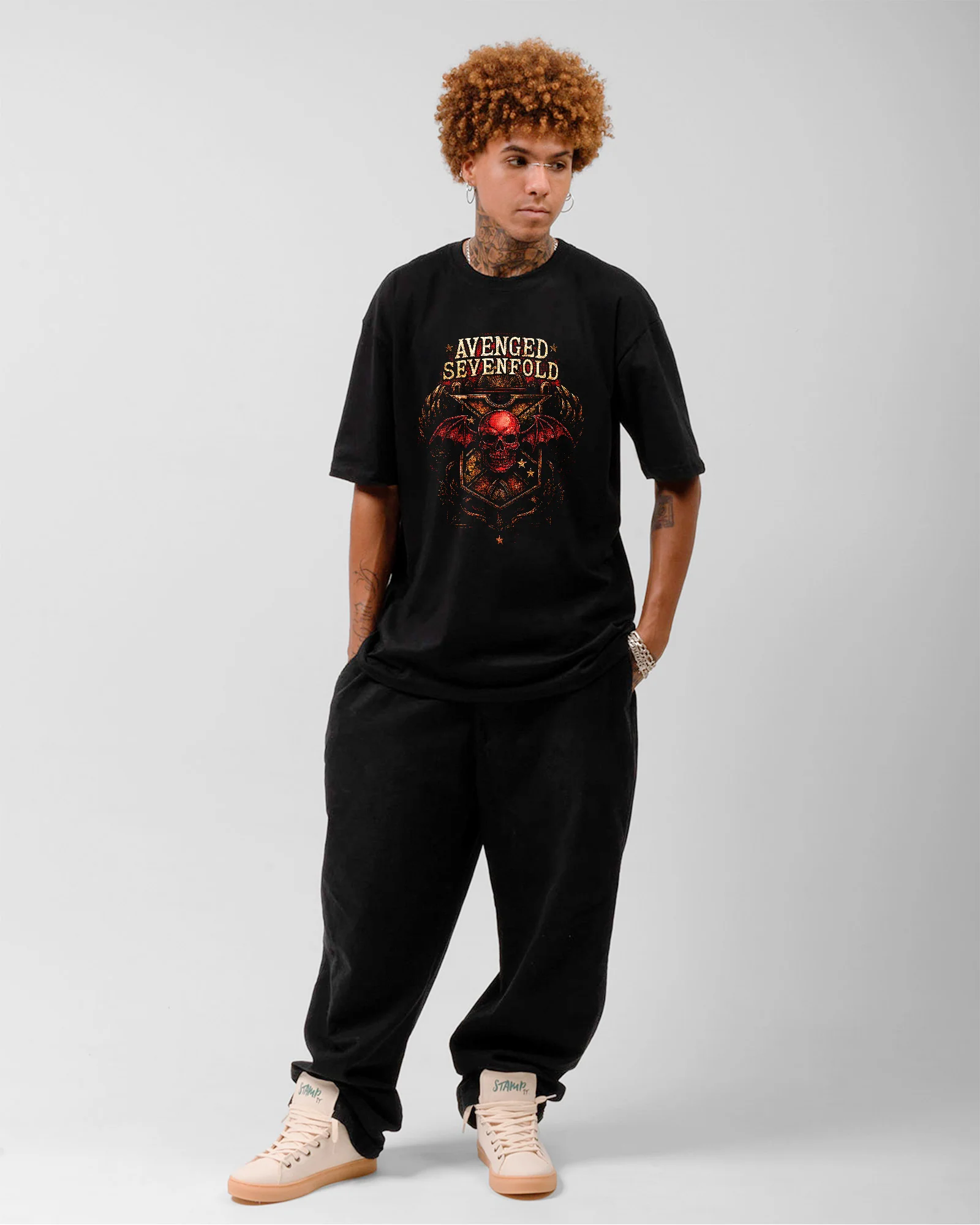 Camiseta Alternativa Avenged Sevenfold Skull - Image 3