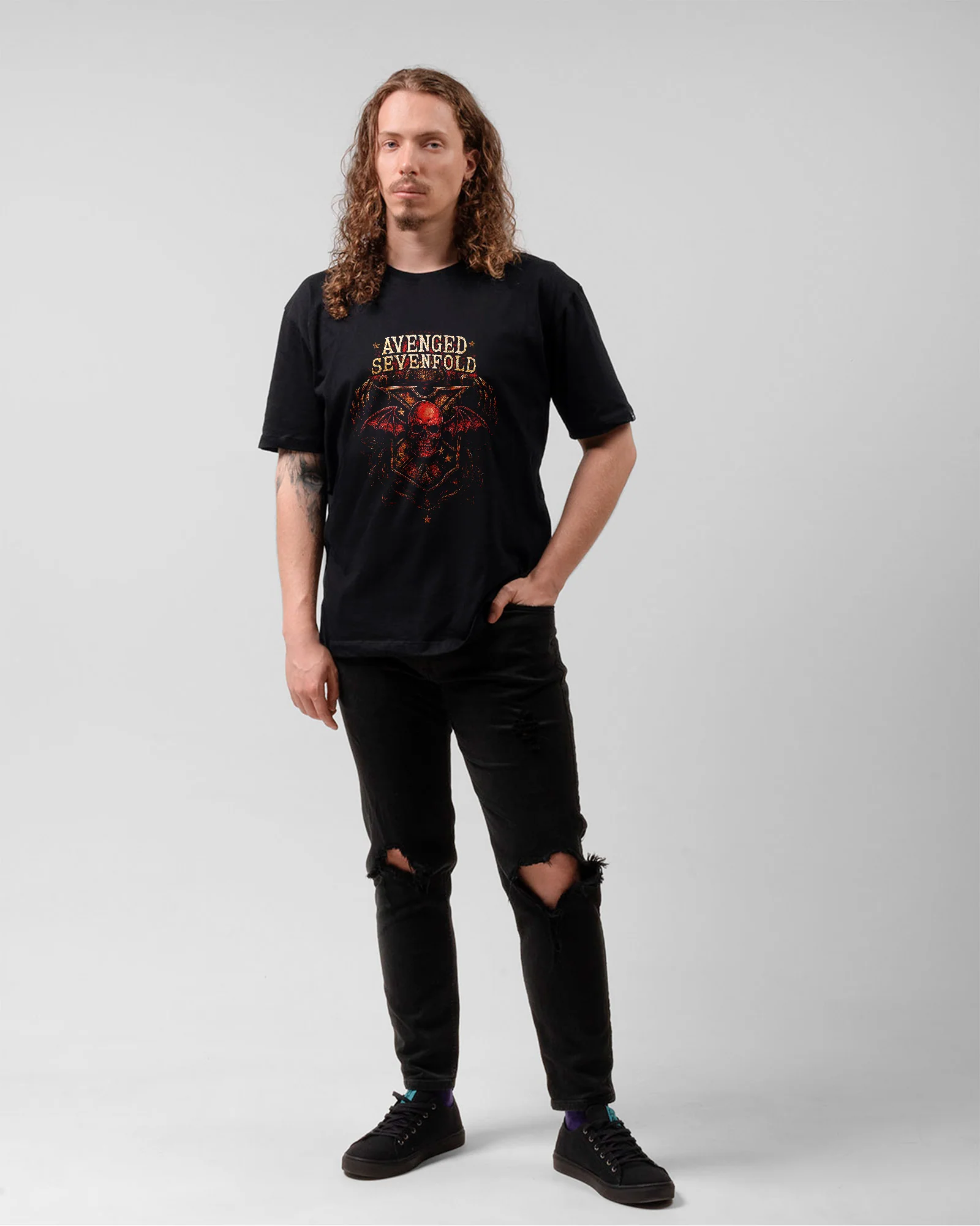 Camiseta Alternativa Avenged Sevenfold Skull - Image 5