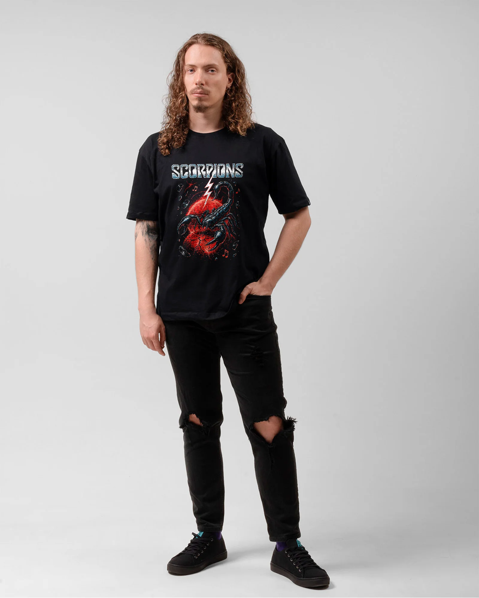 Camiseta Alternativa Scorpions Disco - Image 5