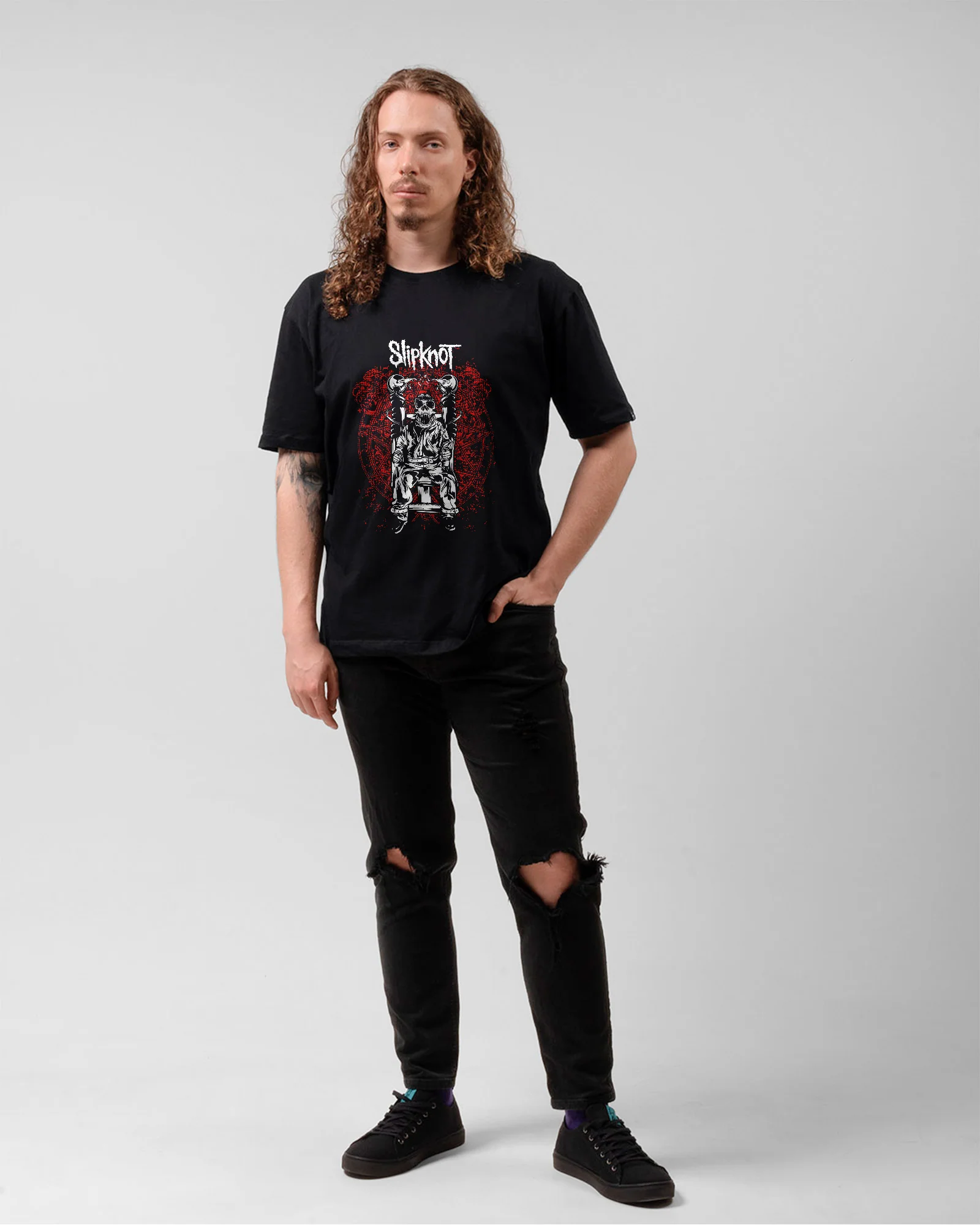 Camiseta Alternativa Slipknot Cadeira - Image 5