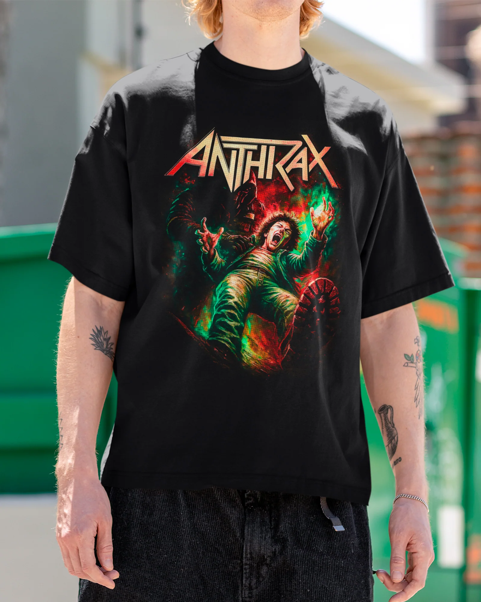 Camiseta Anthrax Man Thrash Metal - Image 2