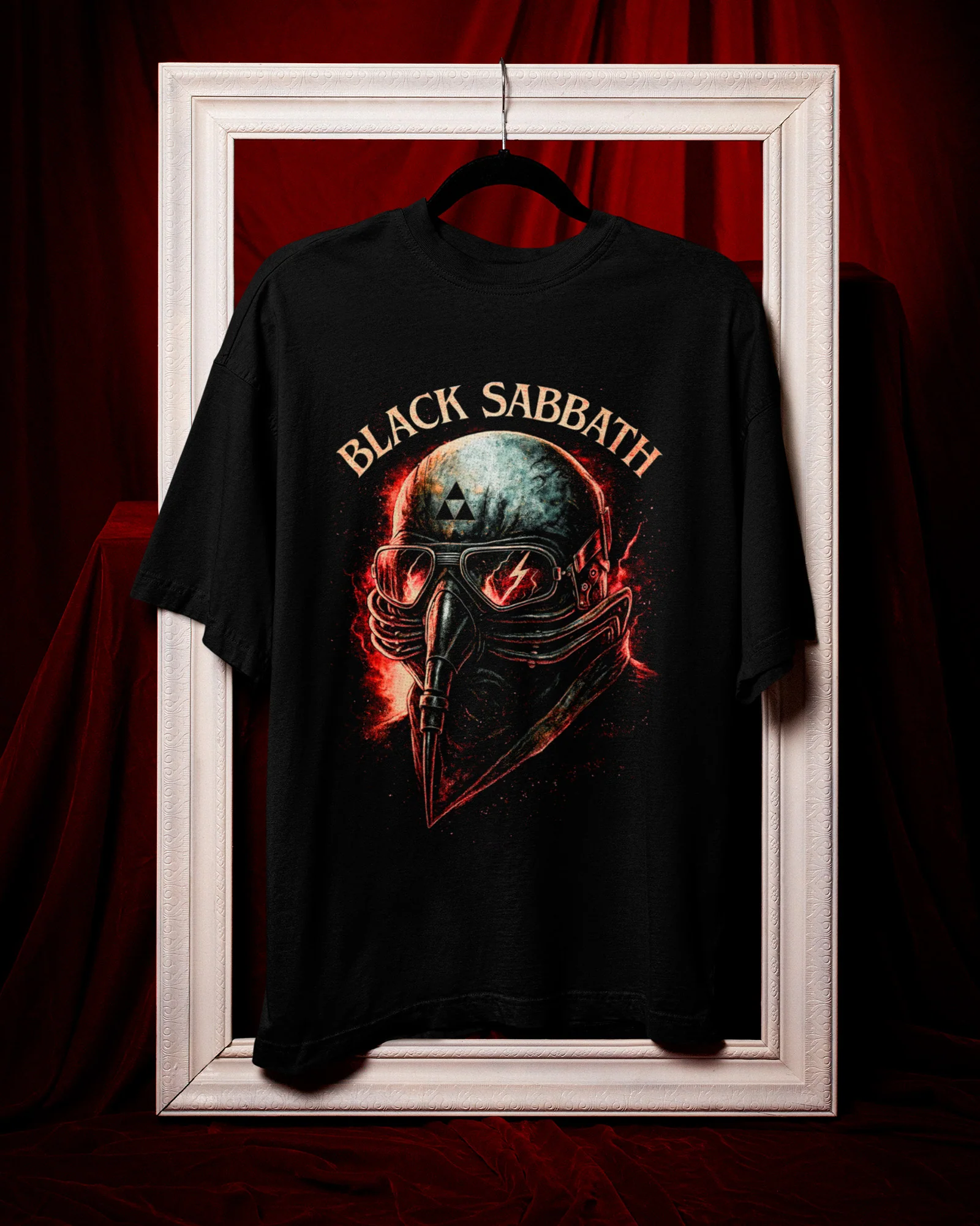 Camiseta Black Sabbath Mask Heavy Metal - Image 2