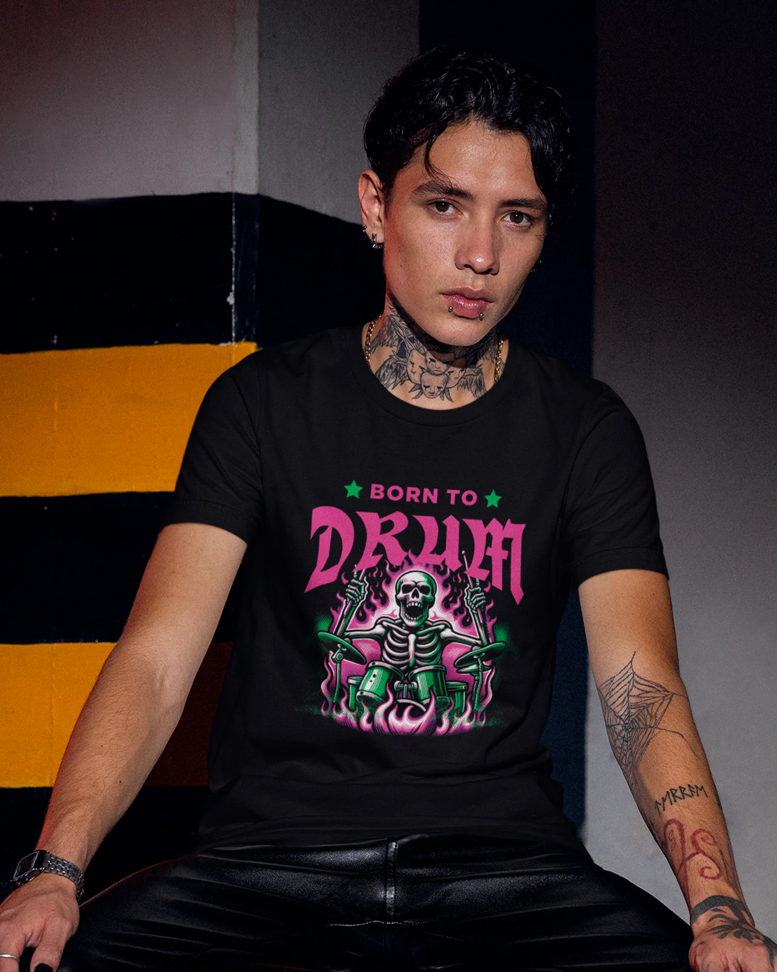 Camiseta Born To Drum - Image 2