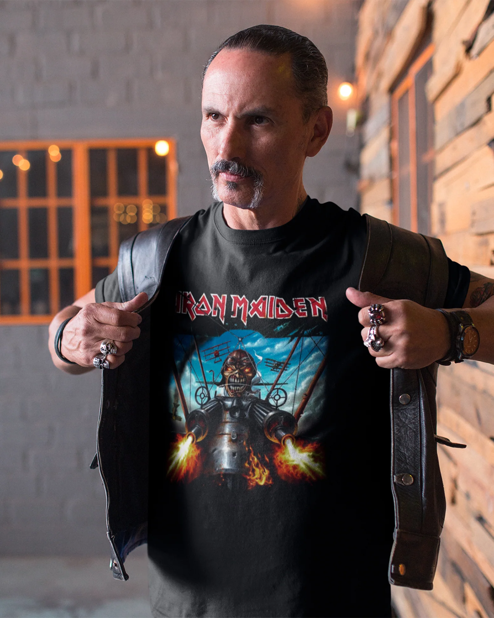 Camiseta Clássica Iron Maiden Eddie Fly - Image 2