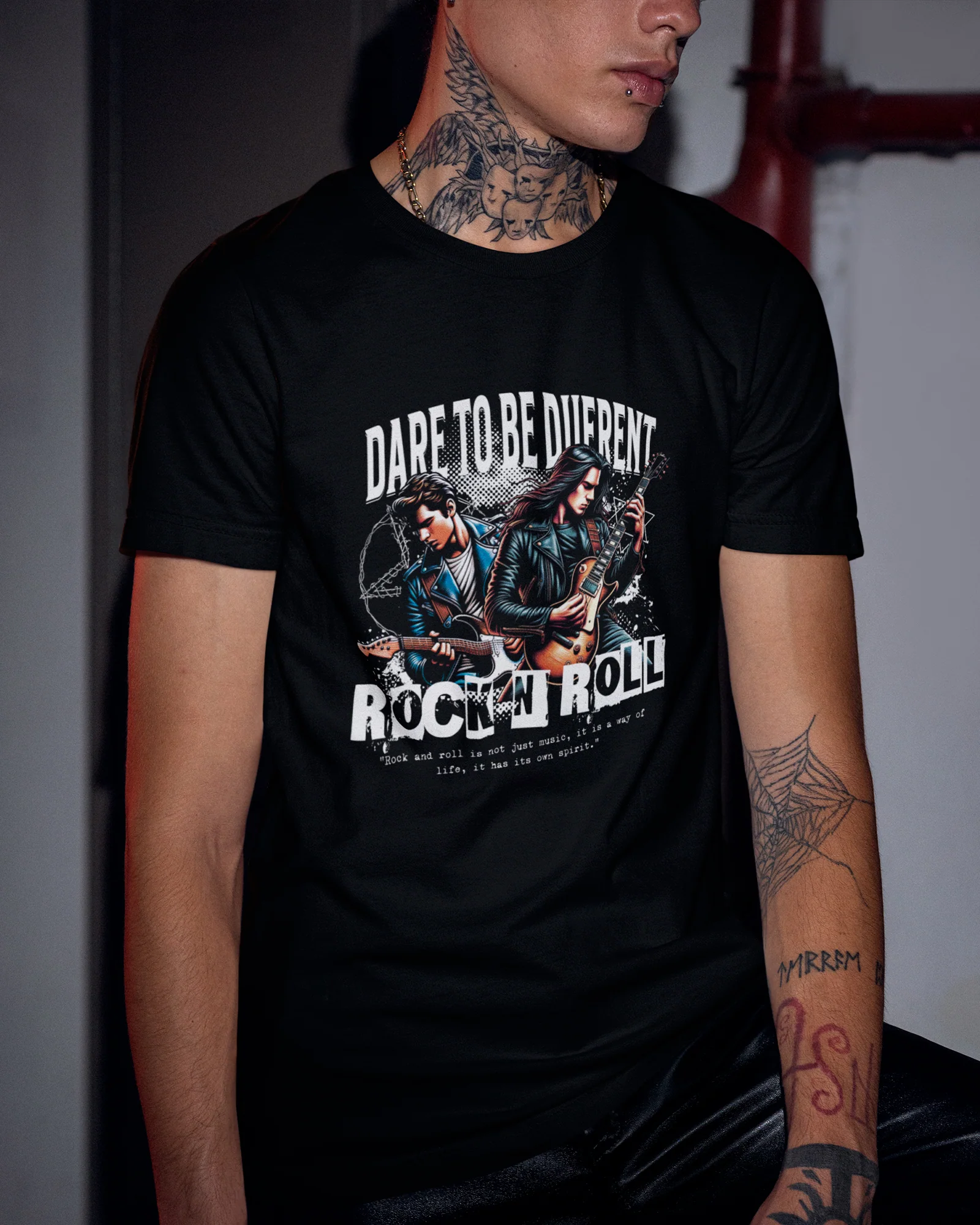 Camiseta Dare to Be Rock n’ Roll Retrô - Image 2