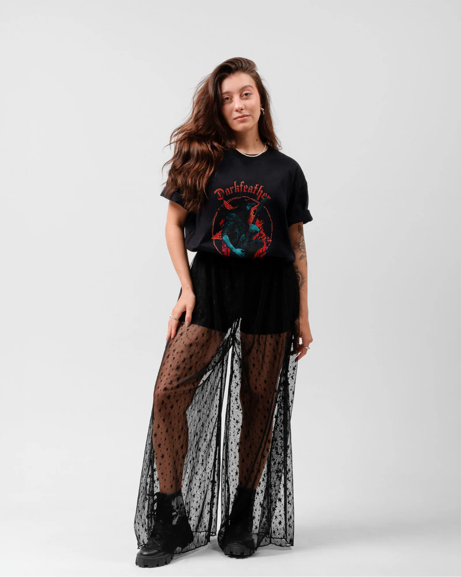 Camiseta Darkfeather In The Shadows Retrô - Image 4