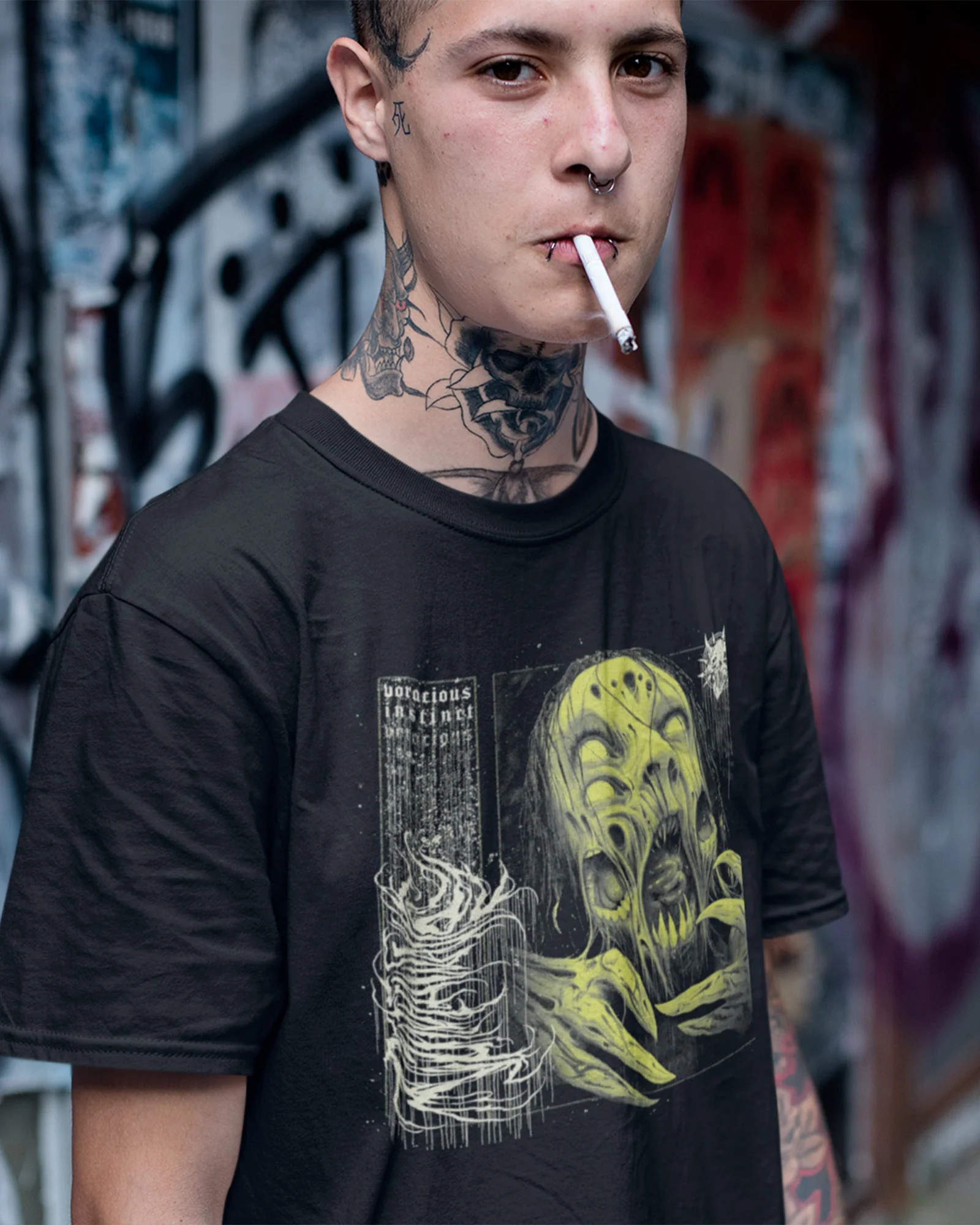 Camiseta Death Awaits Voracious Instinct - Image 2