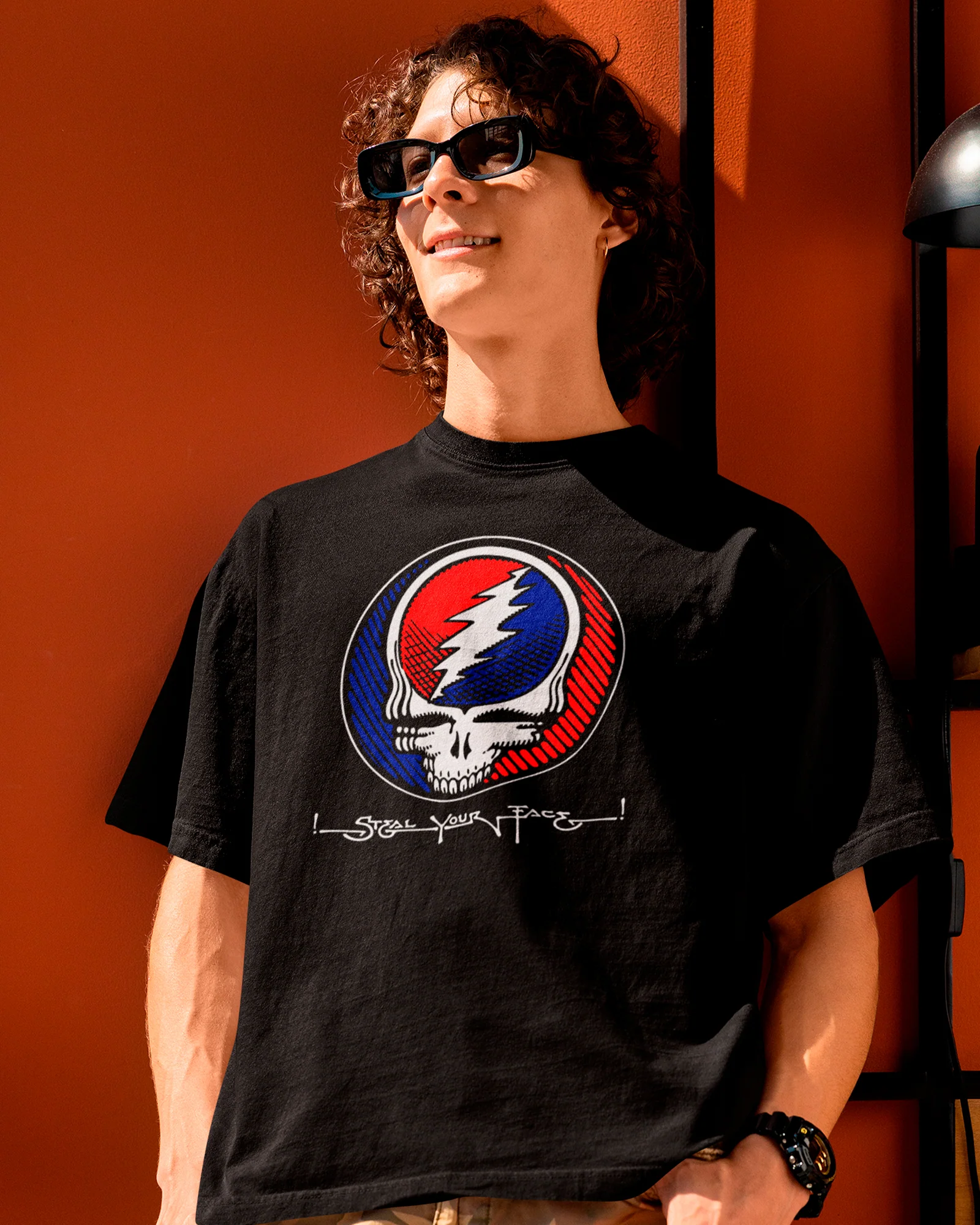 Camiseta Grateful Dead Steal Your Face Psicodélica - Image 2