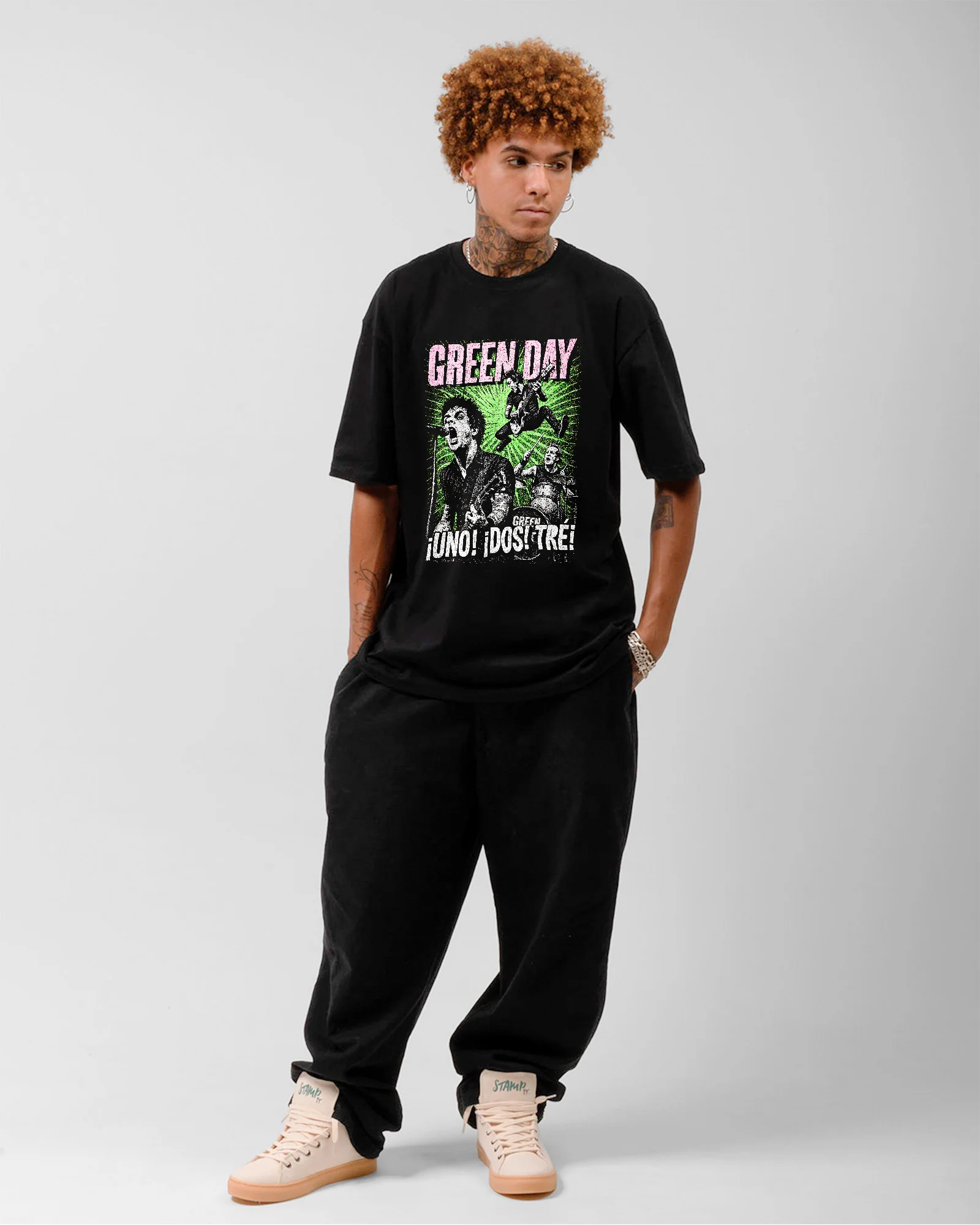 Camiseta Green Day Uno Dos Tré Punk Rock - Image 3