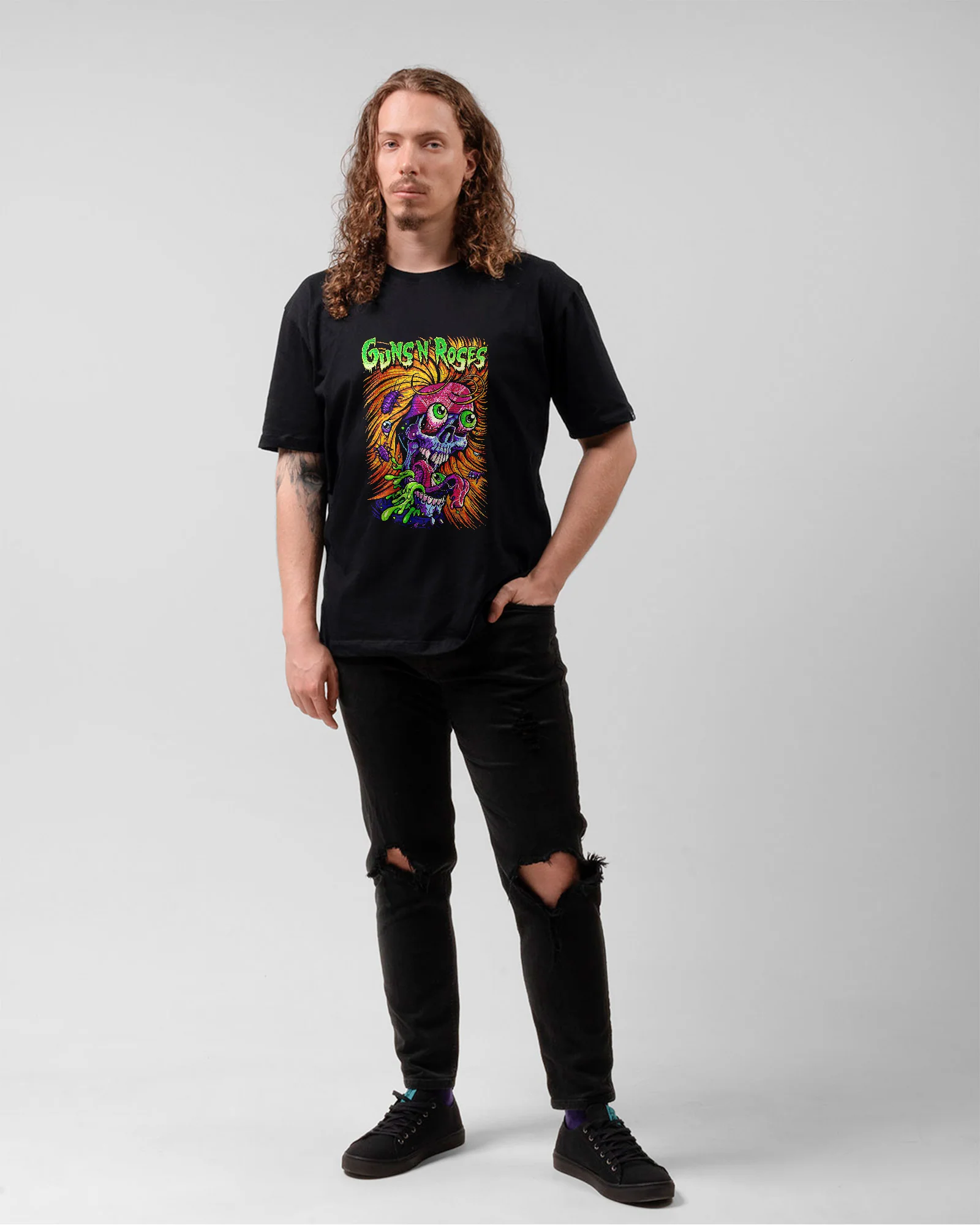 Camiseta Guns N’ Roses Vermes Hard Rock - Image 5