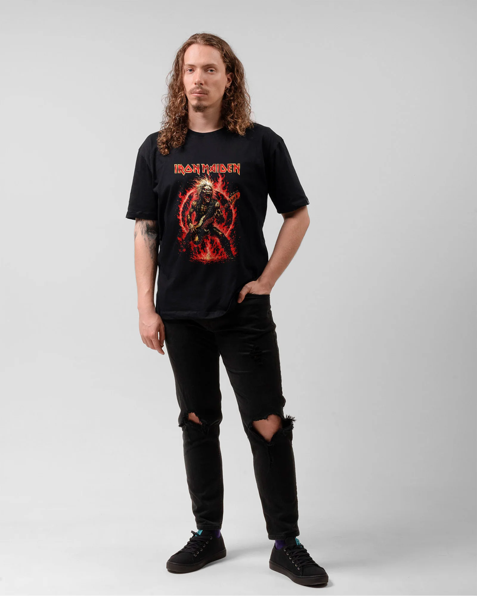 Camiseta Heavy Metal Iron Maiden Eddie - Image 5