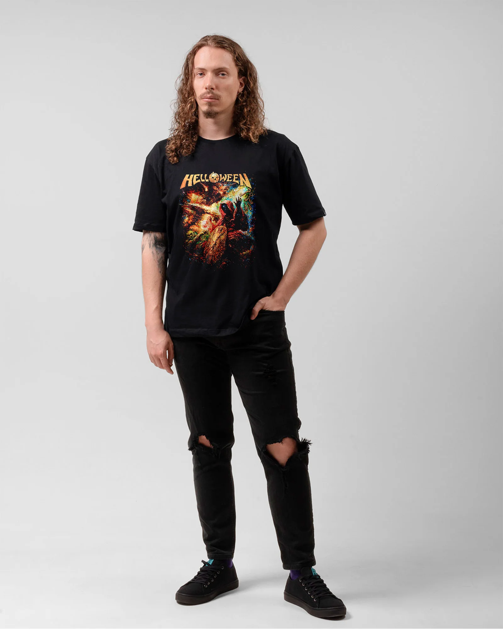 Camiseta Helloween Mago Power Metal - Image 5