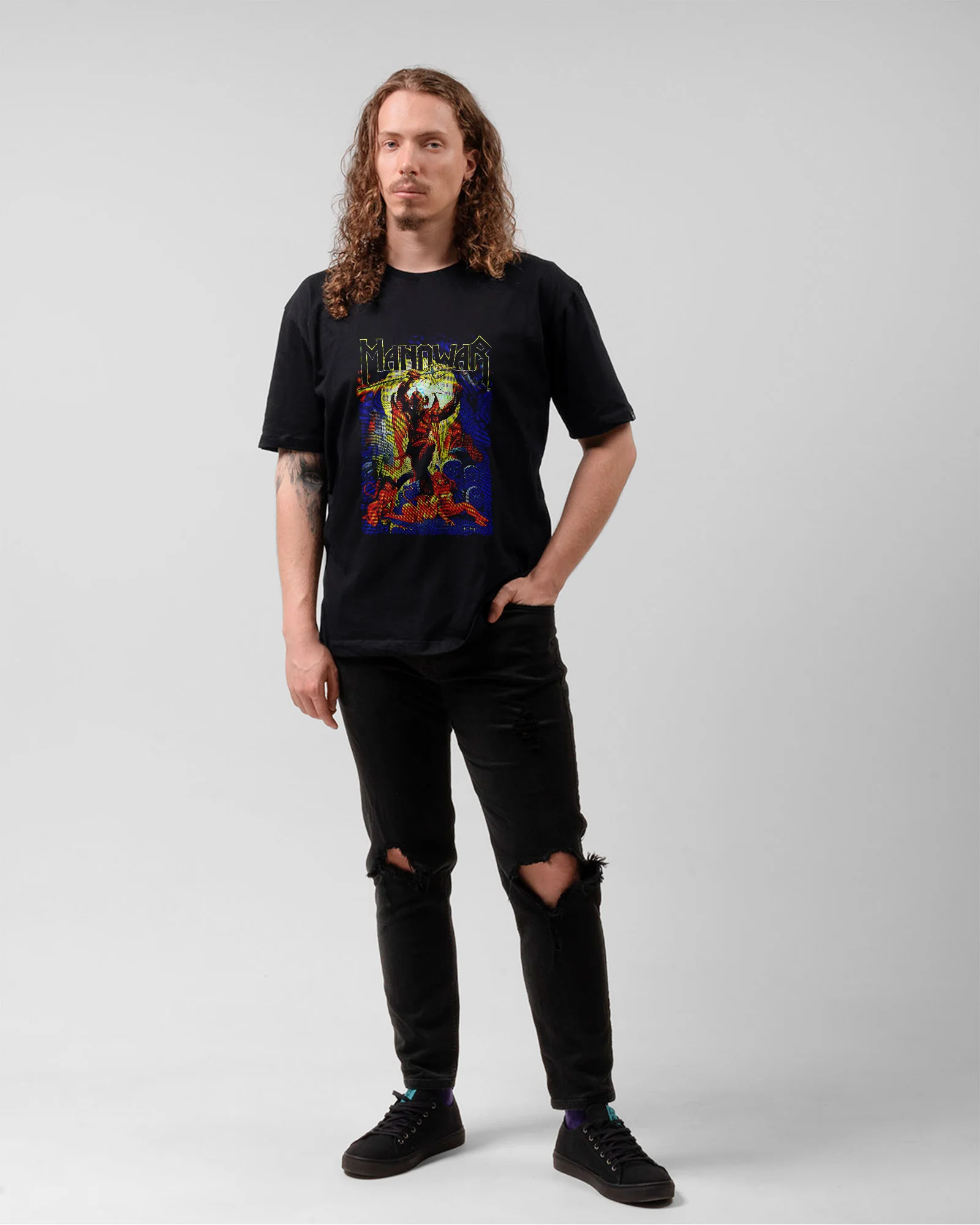 Camiseta Manowar Hail IV Power Metal - Image 5