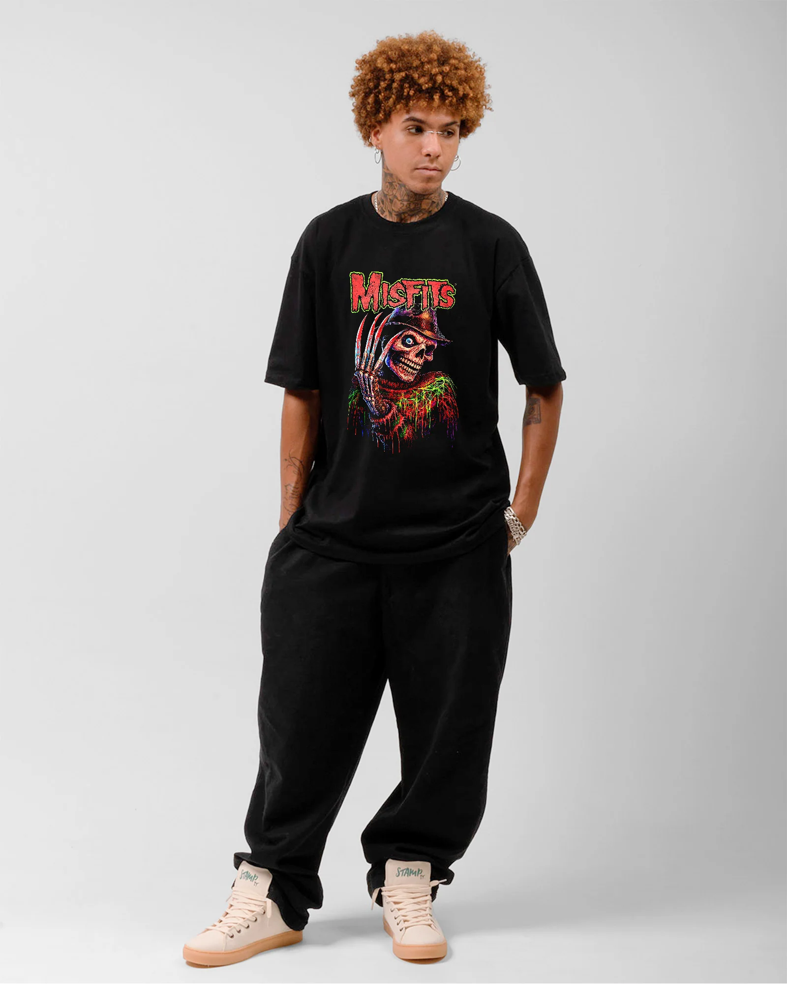 Camiseta Misfits Freddy Krueger Horror Punk - Image 3
