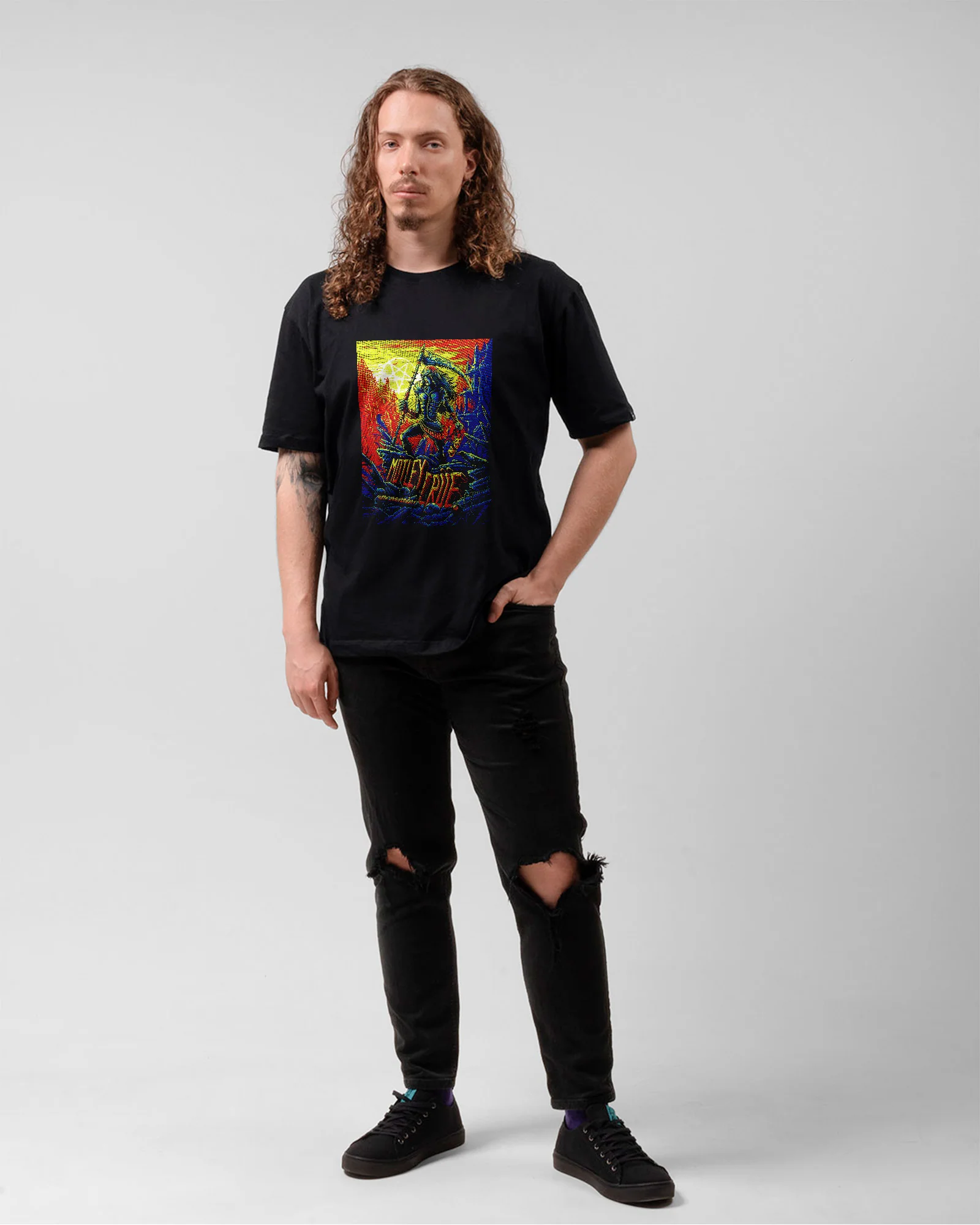 Camiseta Mötley Crüe 40th Anniversary Glam Rock - Image 5