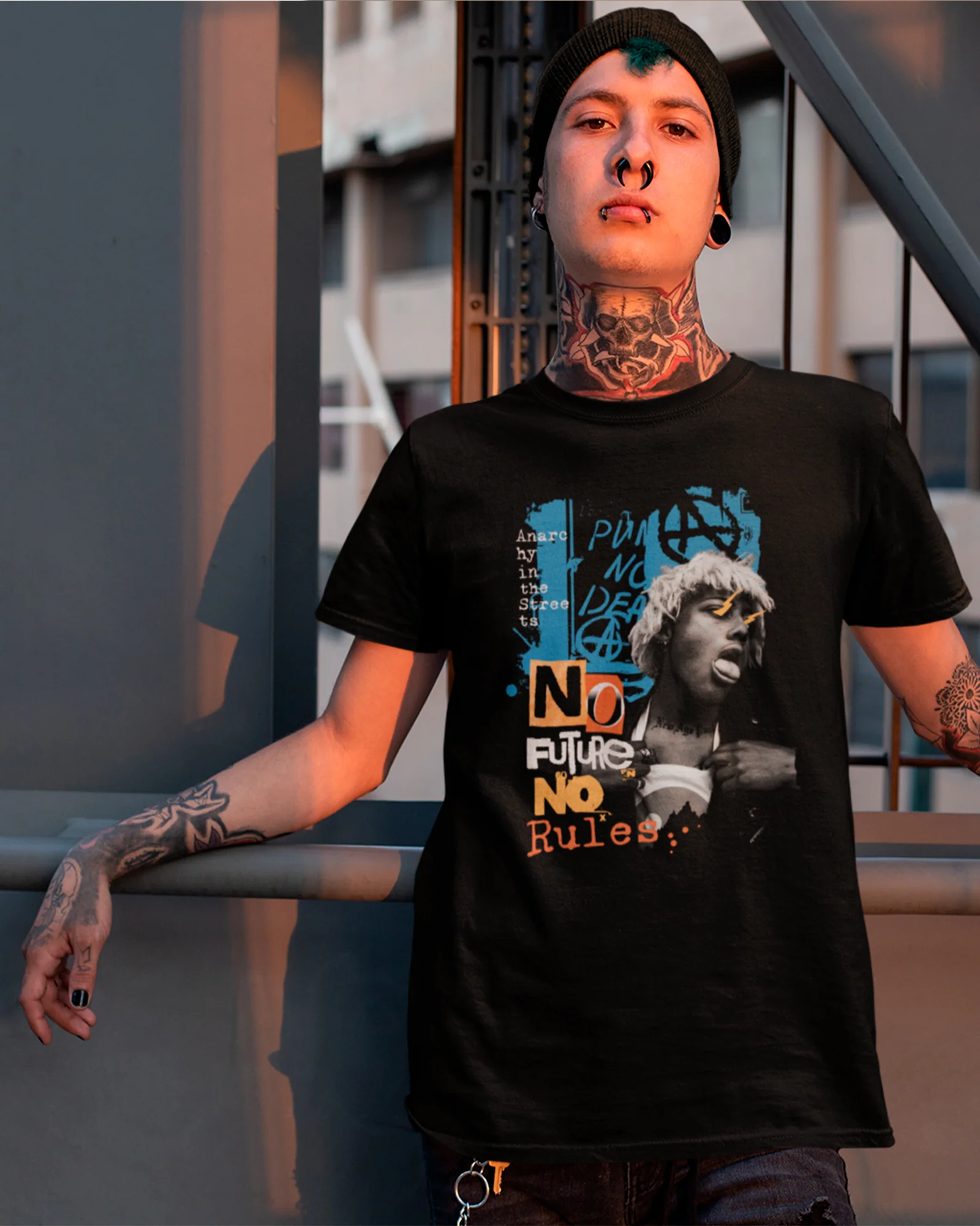 Camiseta No Future No Rules Punk Rock - Image 2