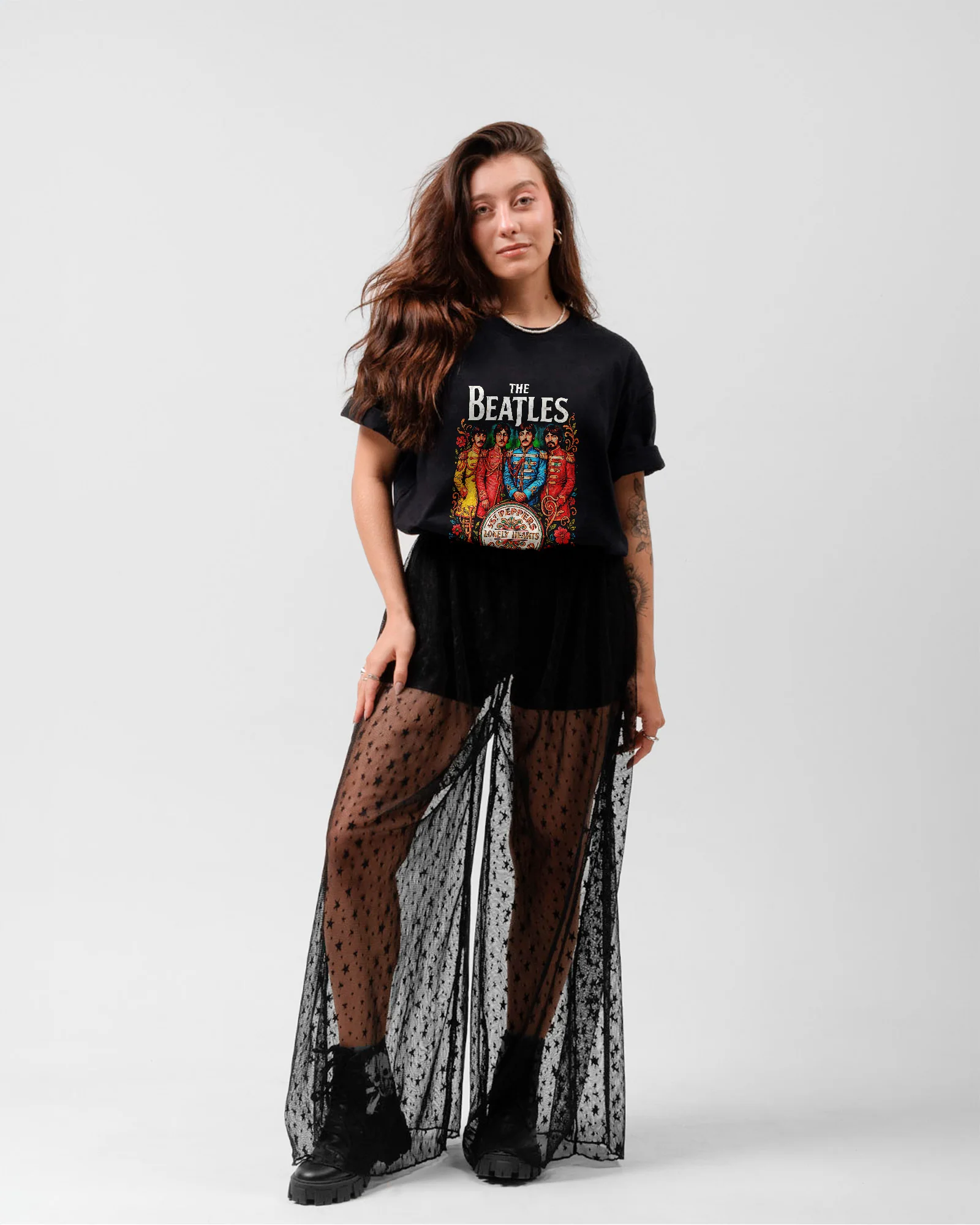 Camiseta Preta Beatles Sgt. Pepper’s Lonely Hearts - Image 4