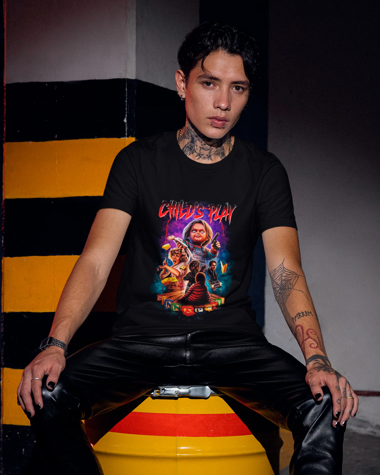 Camiseta Preta Childs Play Arte Filme Unissex - Image 2