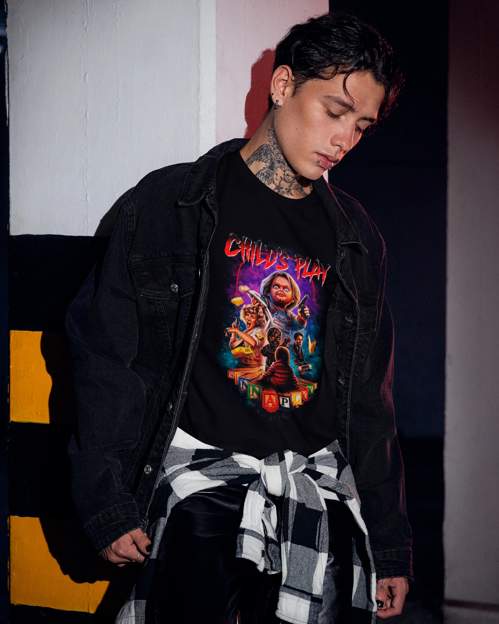 Camiseta Preta Childs Play Arte Filme Unissex - Image 4
