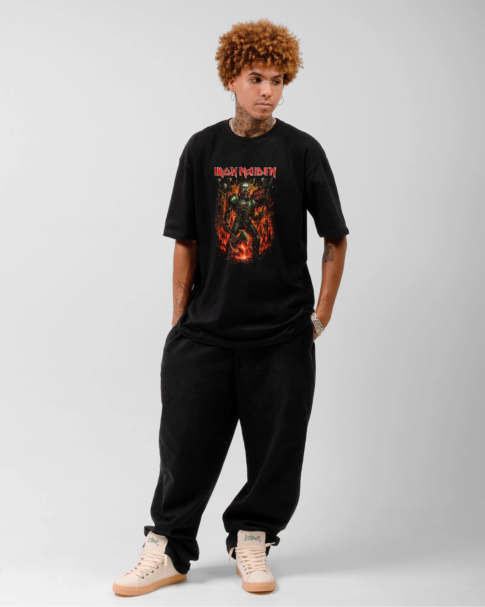 Camiseta Preta Iron Maiden Future War - Image 3