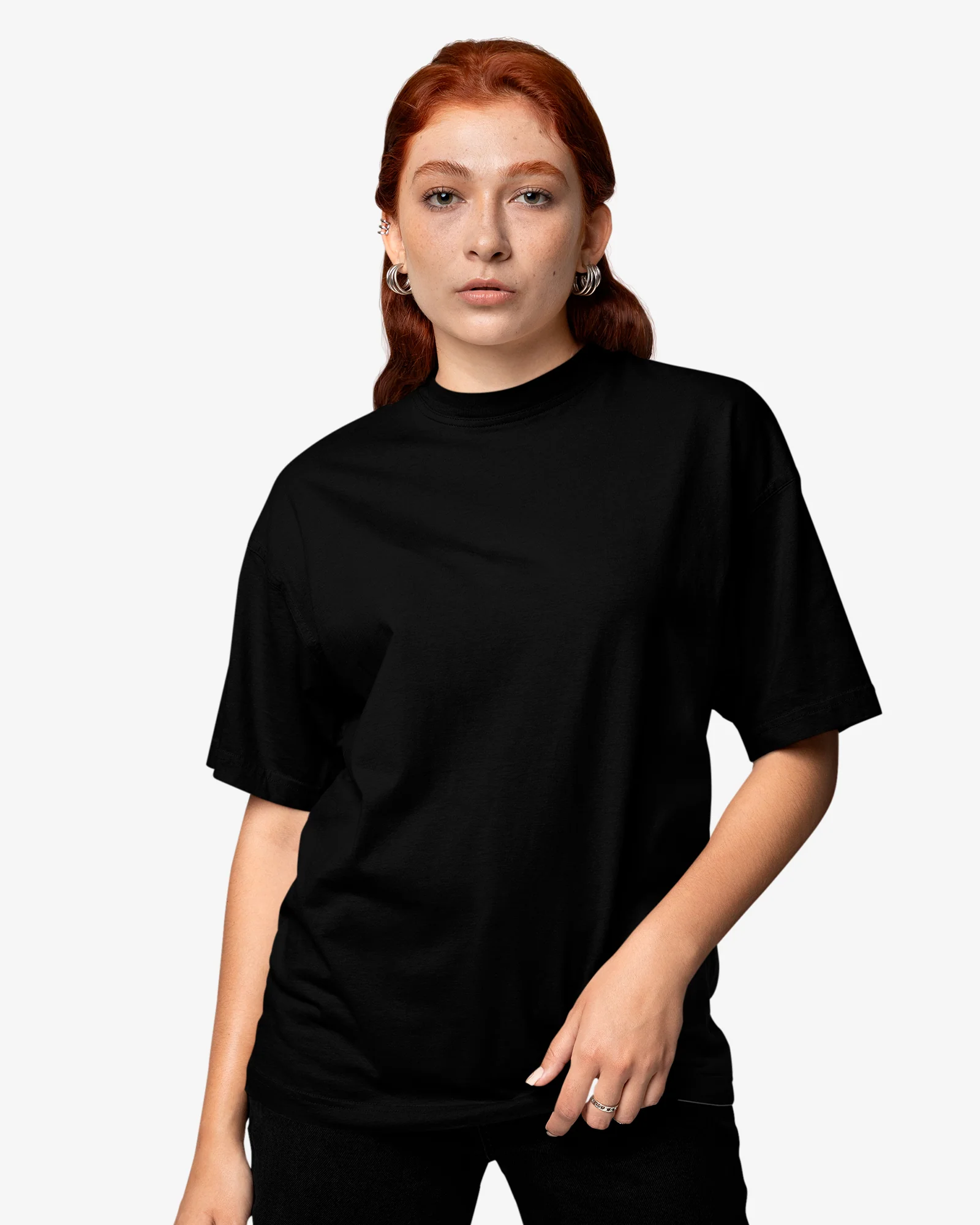 Camiseta Preta Lisa Básica Unissex - Image 7