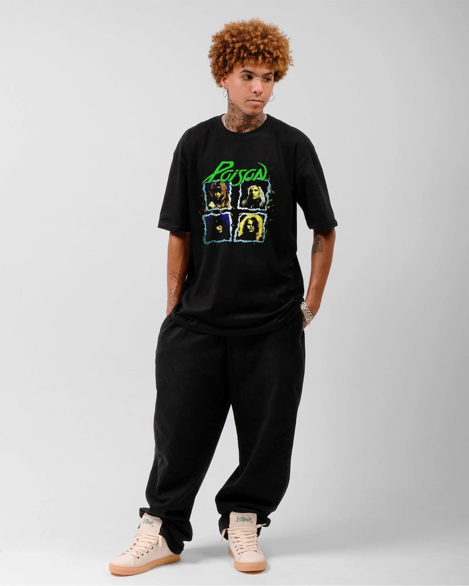 Camiseta Preta Poison Members - Image 3