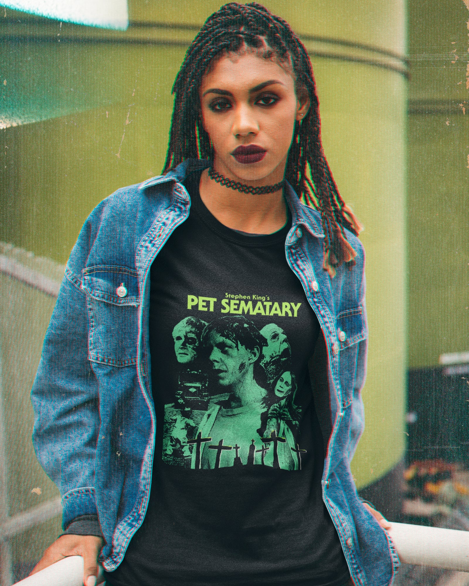 Camiseta Preta Stephen King Pet Sematary Unissex - Image 2