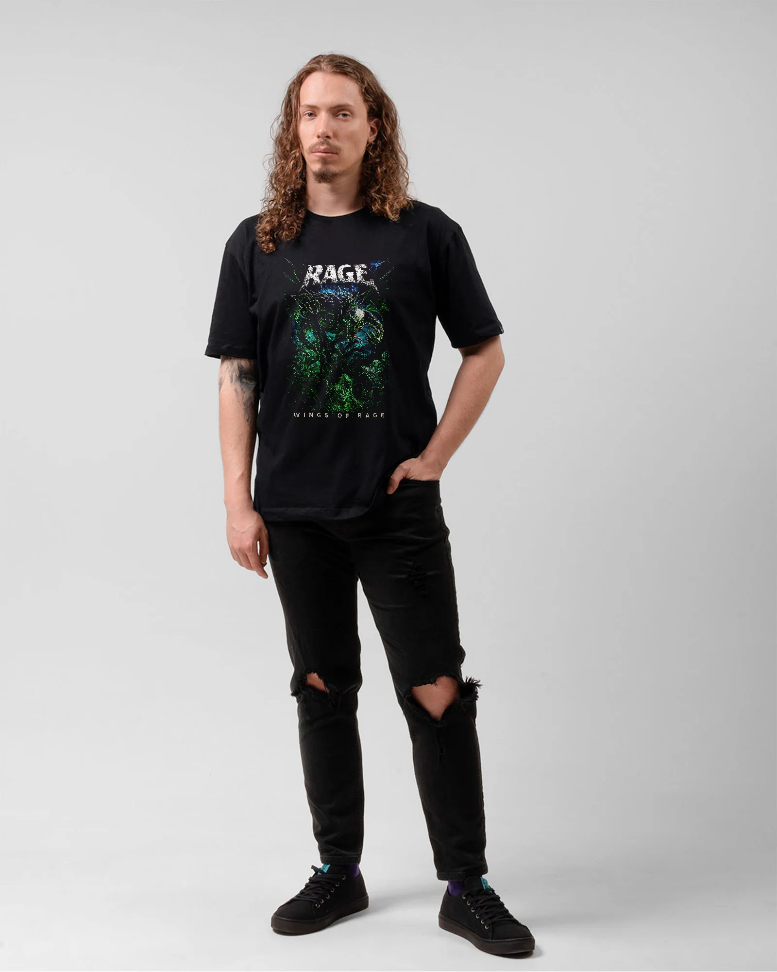 Camiseta Rage Wings of Rage Heavy Metal - Image 5