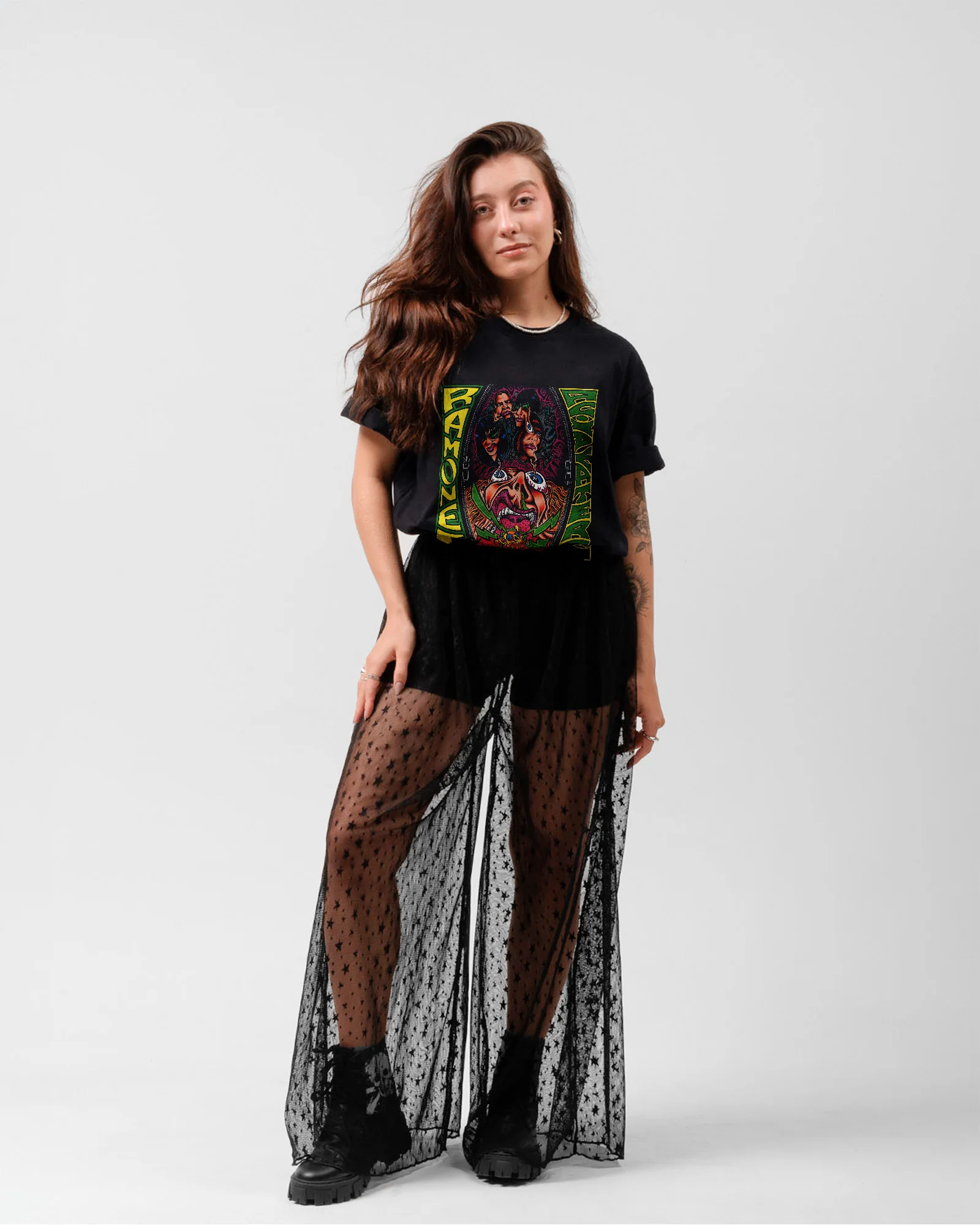 Camiseta Ramones Caricatura Punk Rock - Image 4