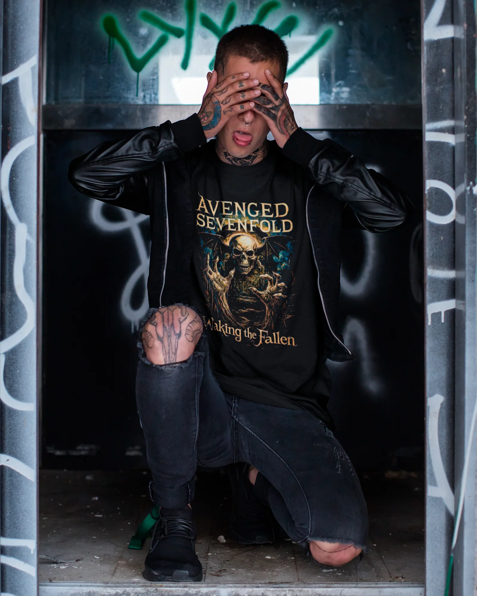 Camiseta Rock Avenged Sevenfold Waking the Fallen - Image 2