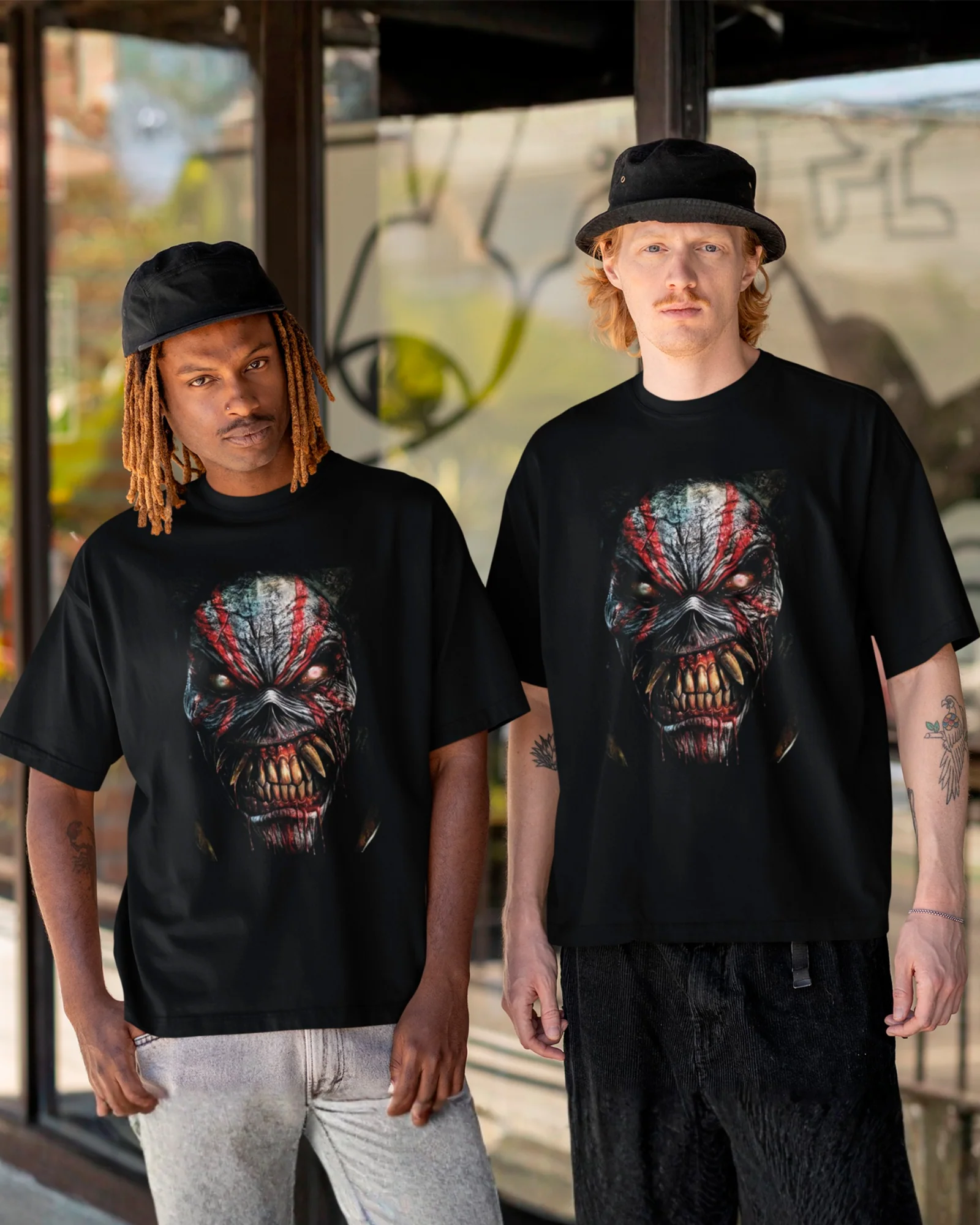 Camiseta Rock Iron Maiden Eddie Face Estampa - Image 2