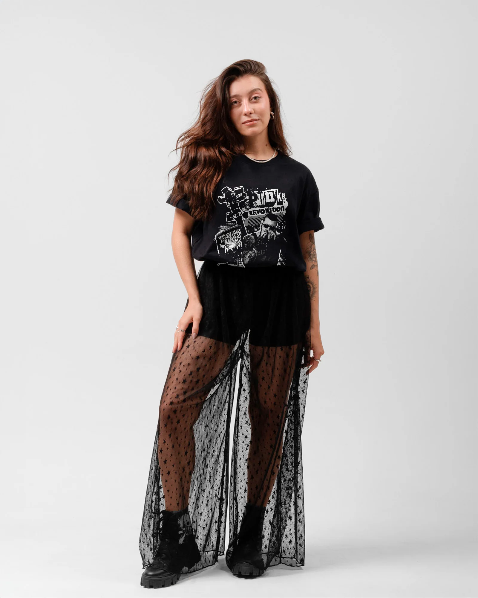Camiseta Rock Punk Revolution Clássica - Image 4