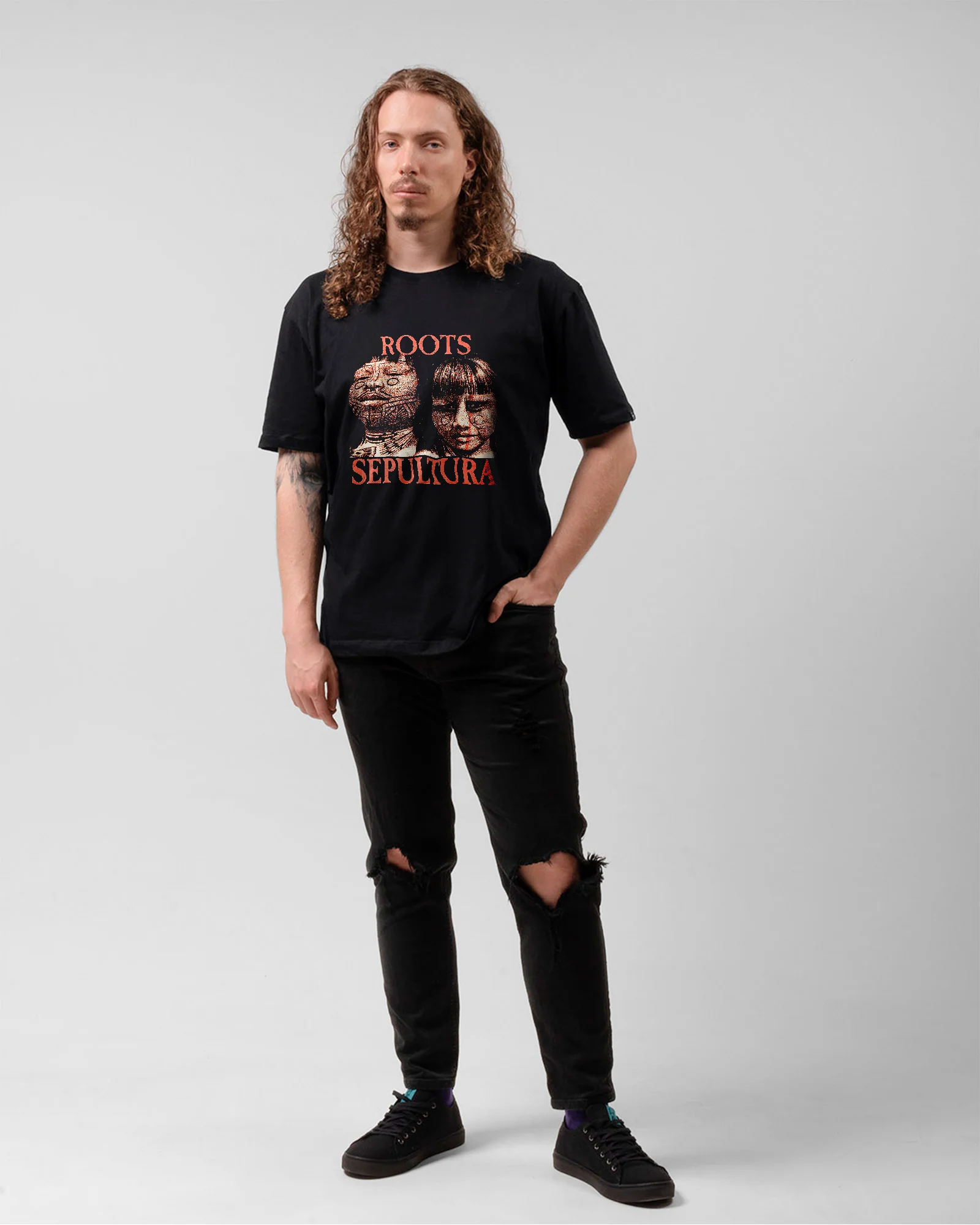 Camiseta Sepultura Roots Heavy Metal Brasileiro - Image 5
