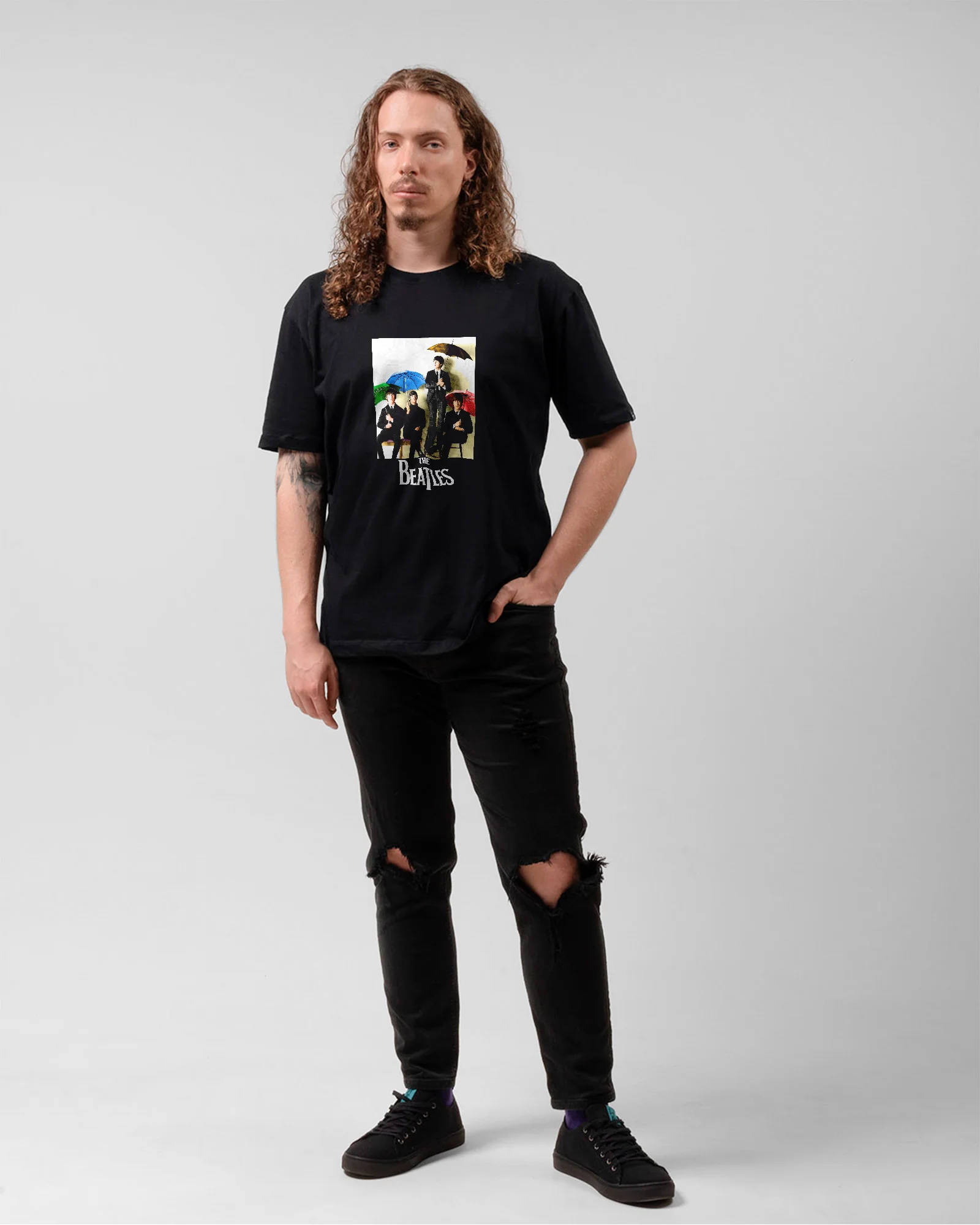 Camiseta The Beatles Photo Rock Clássico - Image 5