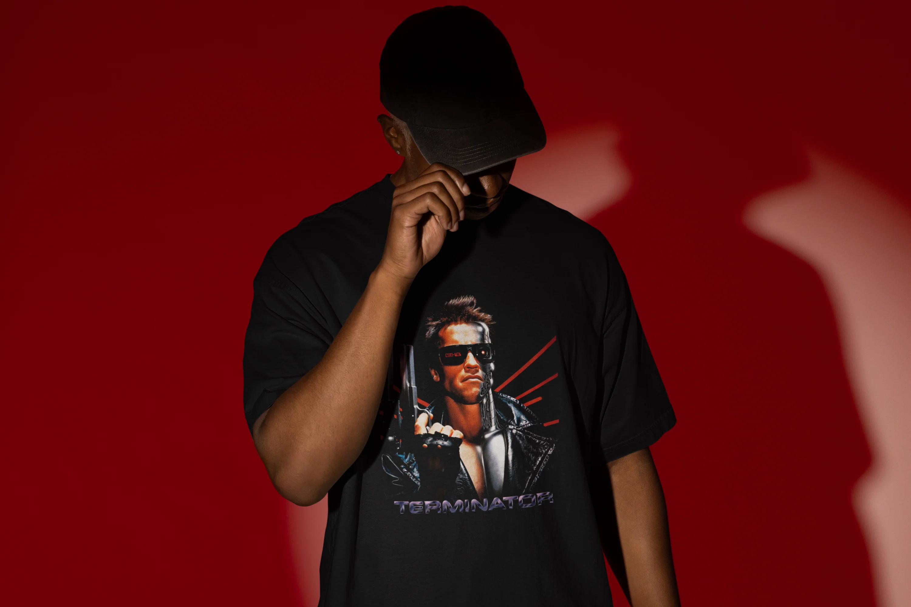 Camiseta The Terminator Preta Design Clássico Visual Icônico - Image 4
